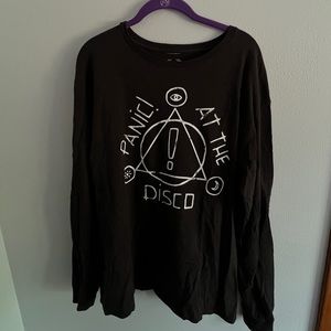 Panic! At The Disco Long Sleeve Tee, TeePublic, Men’s Large